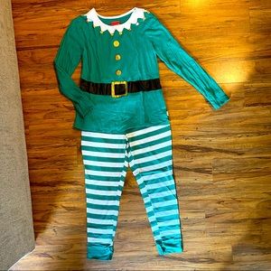 Women’s XL Christmas Elf Pajama Set
